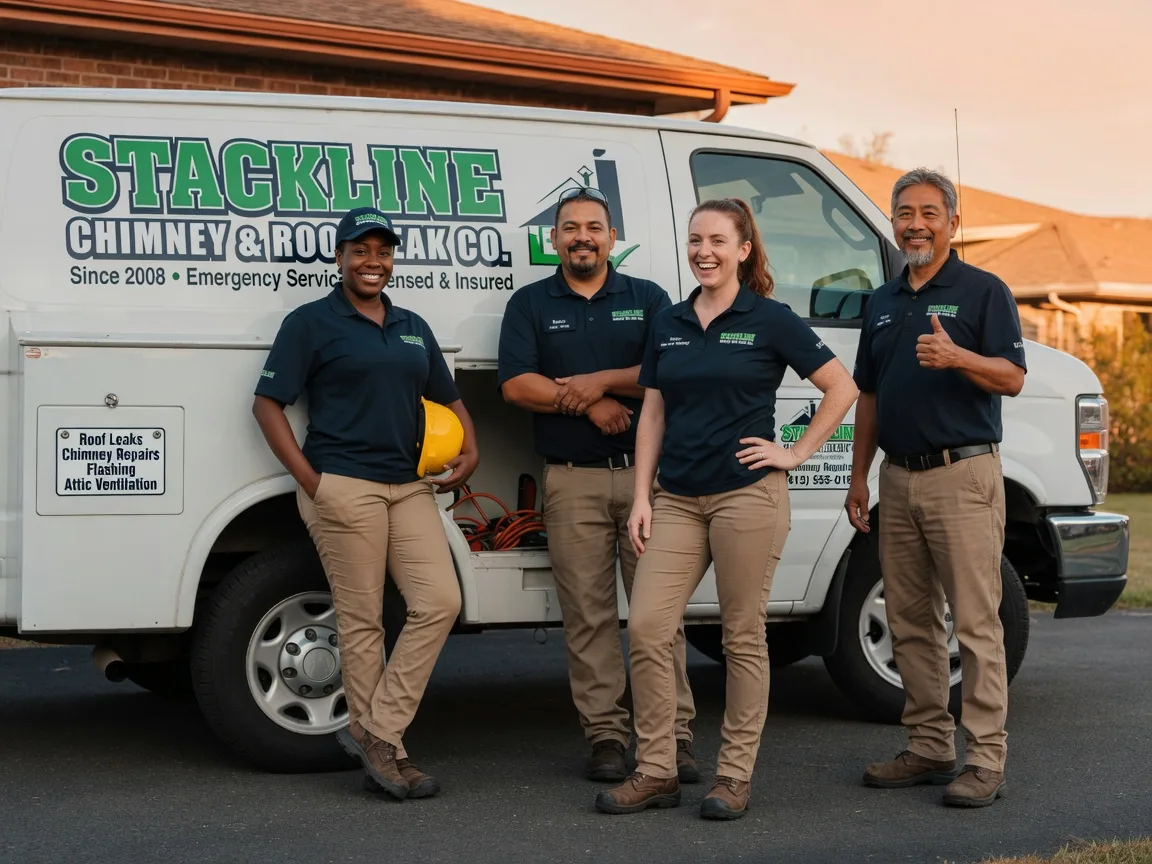 Chimney flashing repair company in Polk City, IA